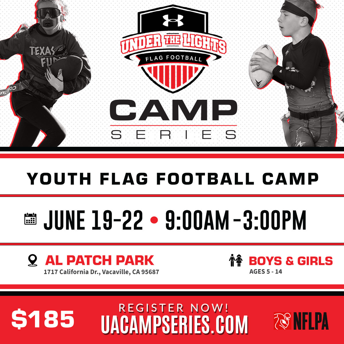 2023 Vacaville Flag Football Camp UA Camp Series