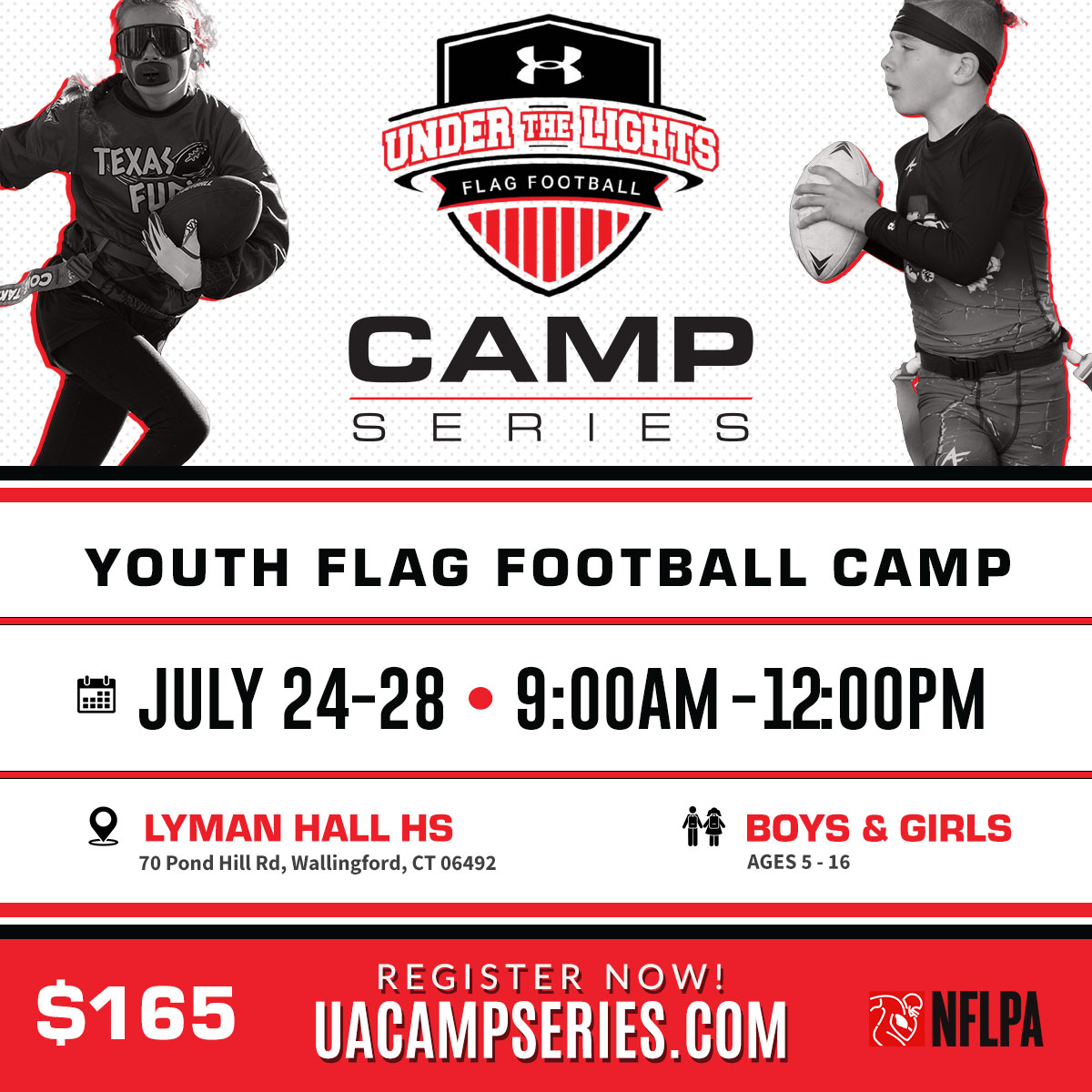 2023 Nutmeg Flag Football Camp UA Camp Series